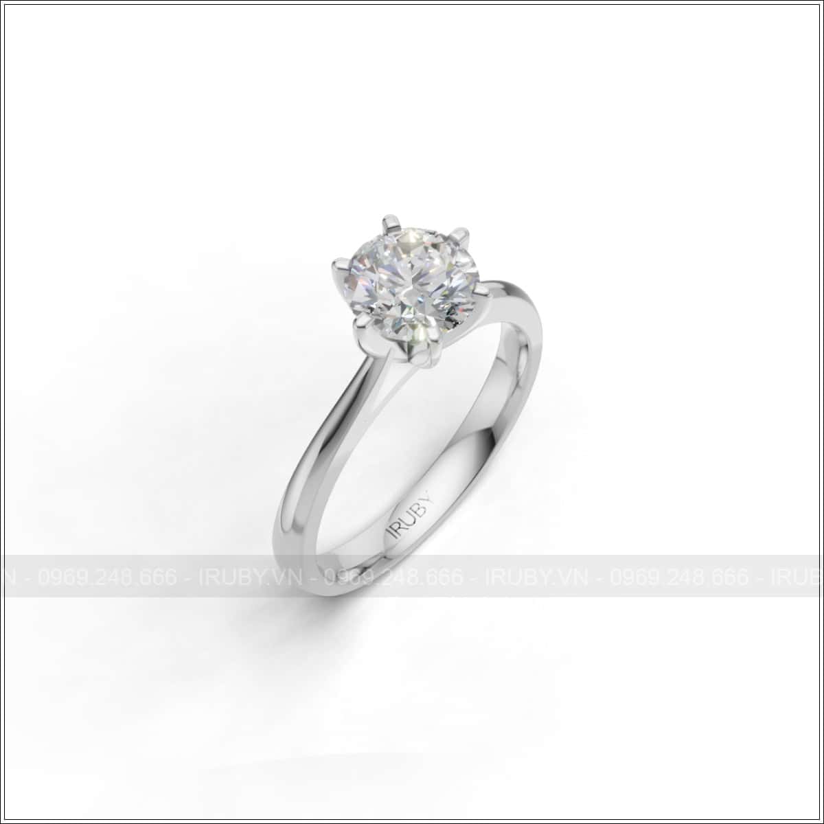 Nhẫn nữ KC 6.3mm thiết kế tối giản - IRNUKC086