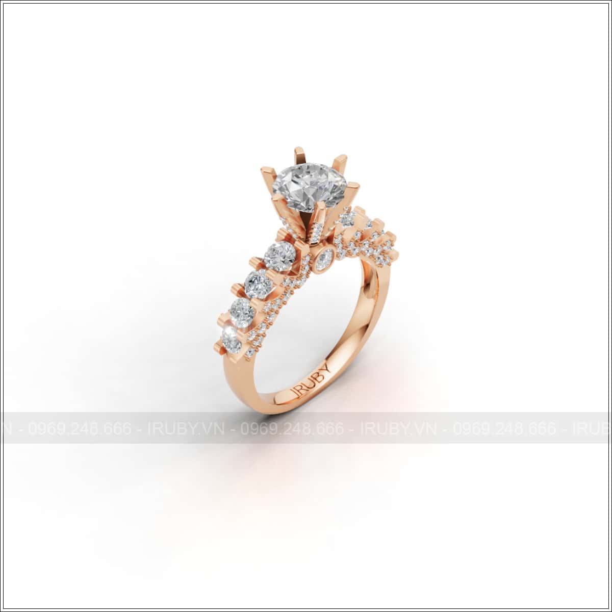 Nhẫn Nữ KC 6.8mm Thiết Kế Sang Trọng – IRNUKC095