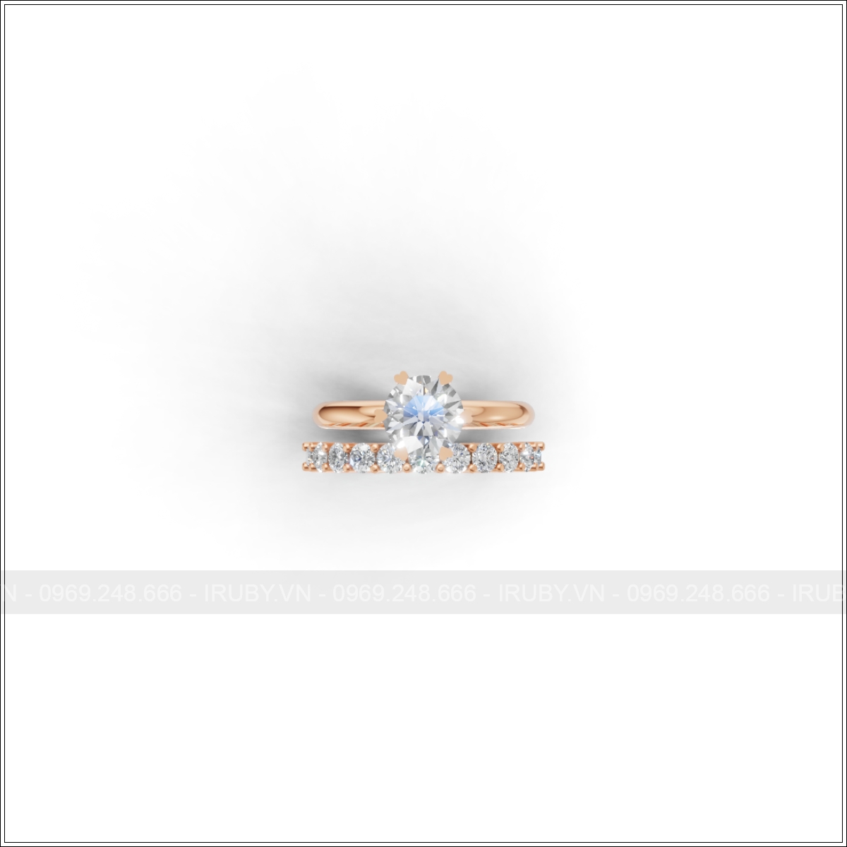 Nhẫn nữ KC 6ly thiết kế kép sang trọng – IRNUKC094