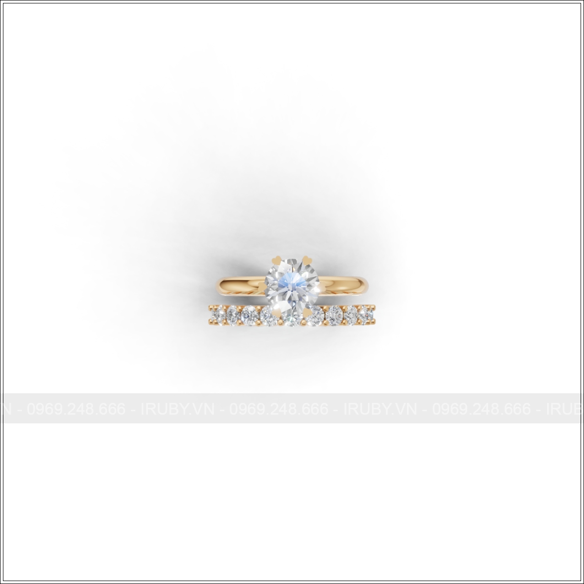 Nhẫn nữ KC 6ly thiết kế kép sang trọng – IRNUKC094