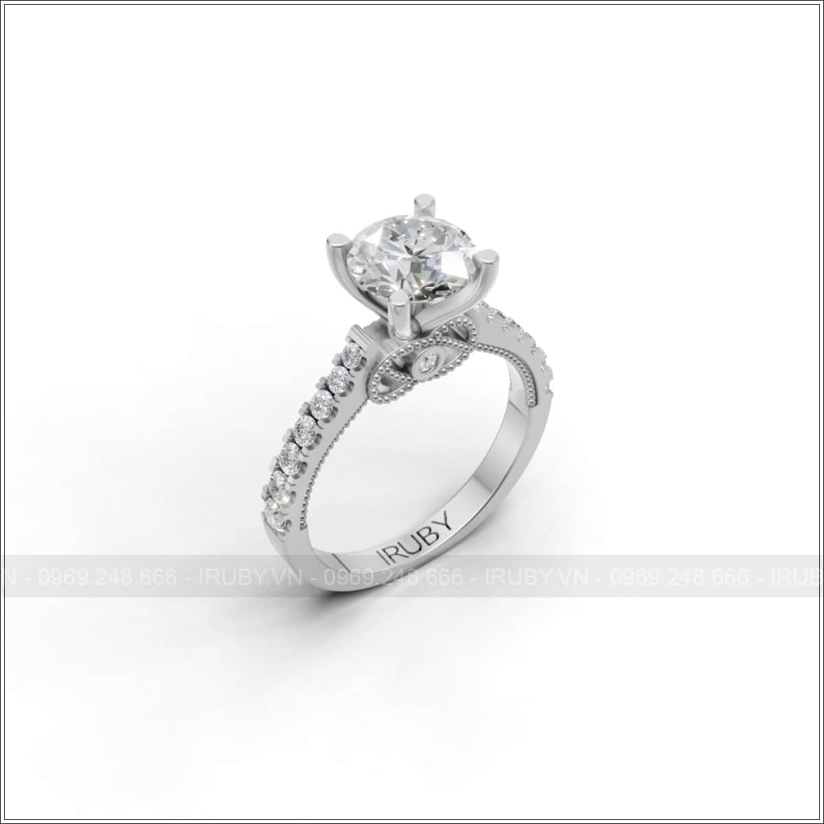 Nhẫn nữ KC Best-Seller đá chủ 6.8mm - IRNUKC089