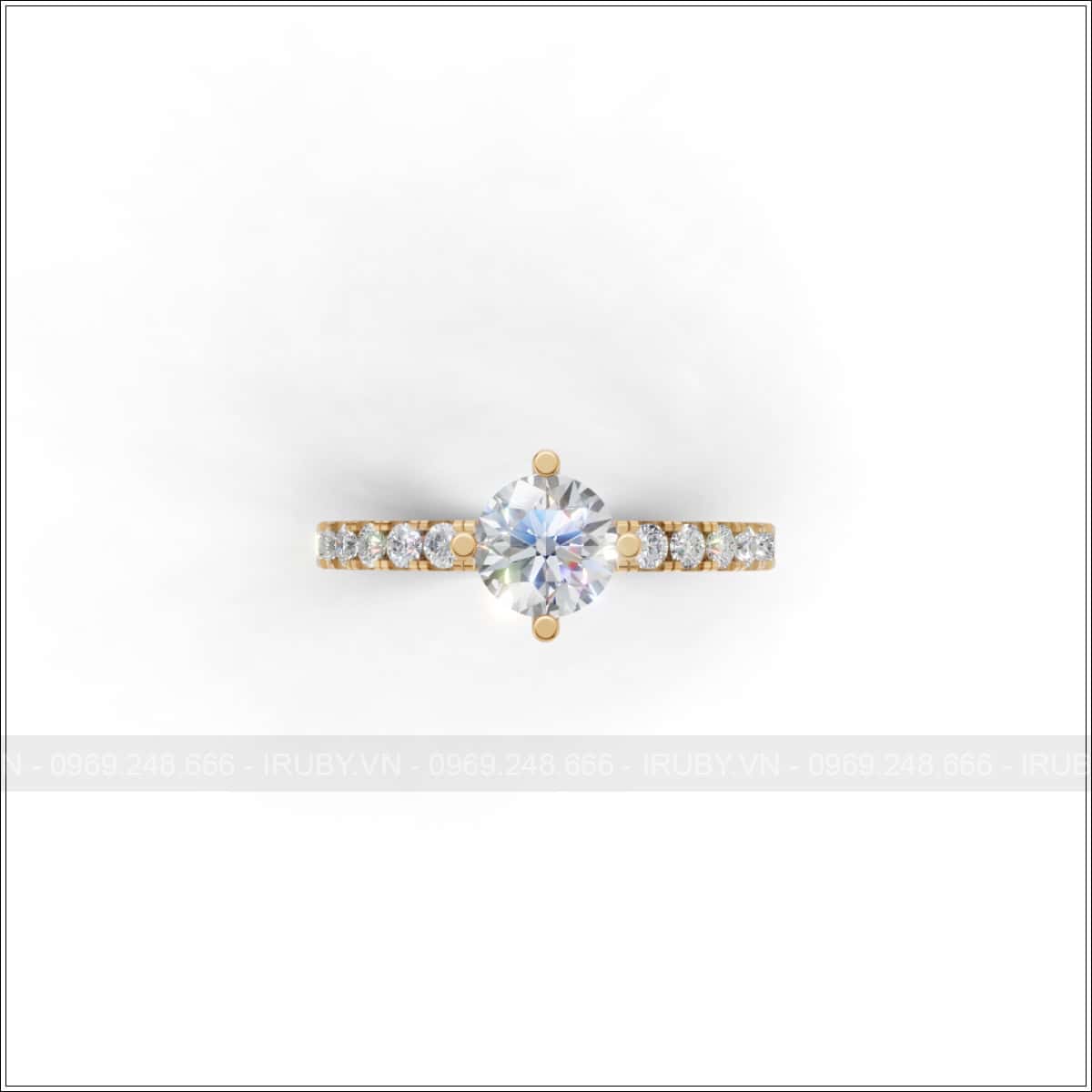 Nhẫn nữ KC đai tấm thanh lịch – IRNUKC 140