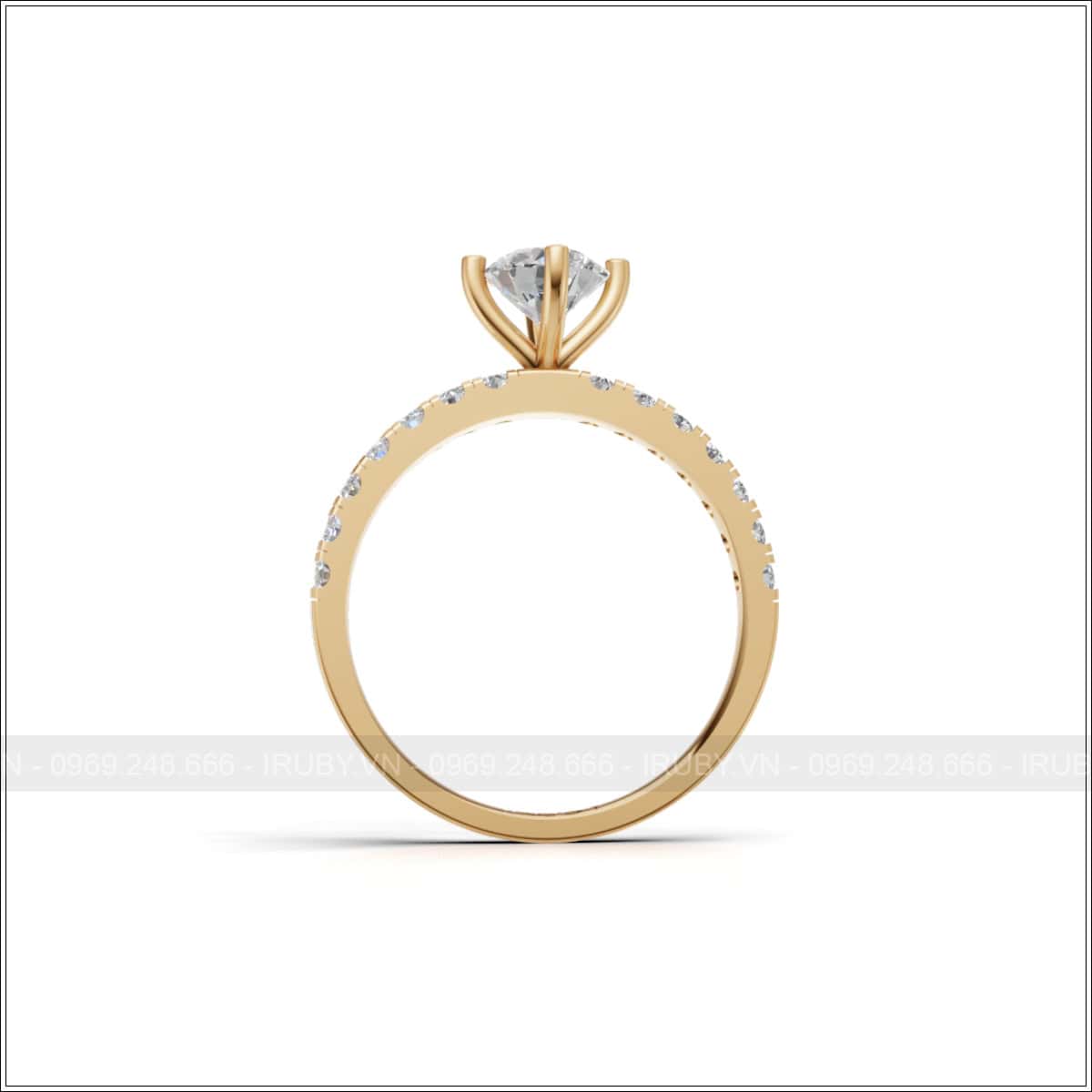 Nhẫn nữ KC đai tấm thanh lịch – IRNUKC 140