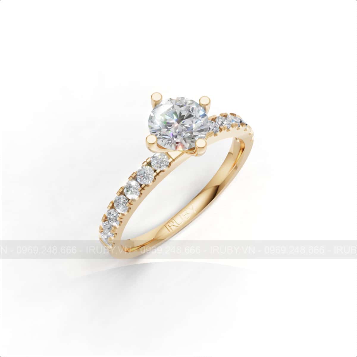 Nhẫn nữ KC đai tấm thanh lịch – IRNUKC 140