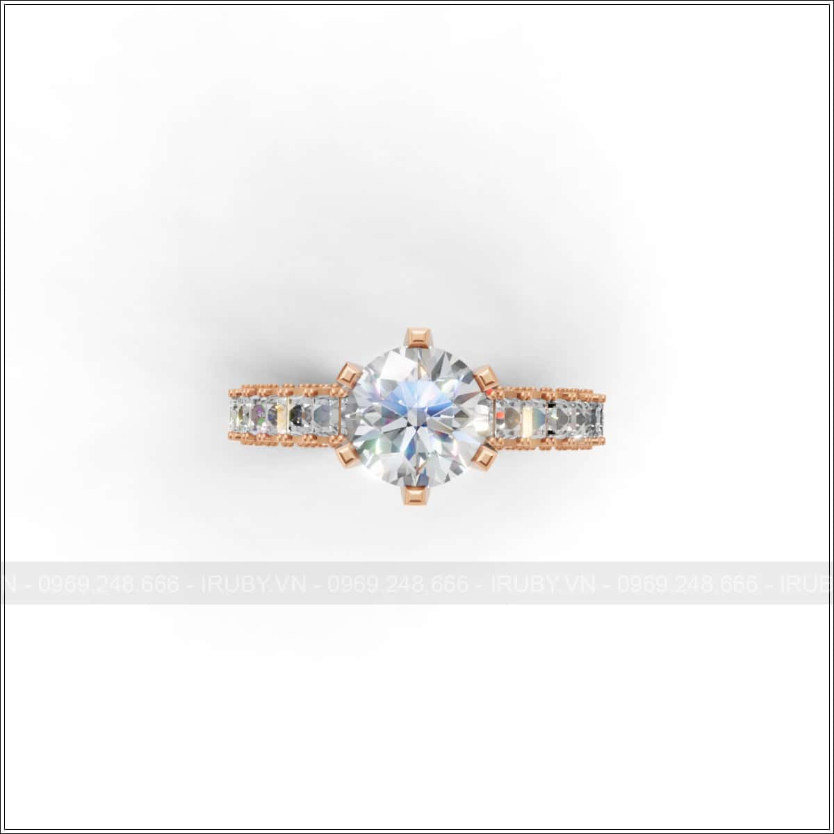 Nhẫn nữ KC đai tấm Luxury – IRNUKC 144
