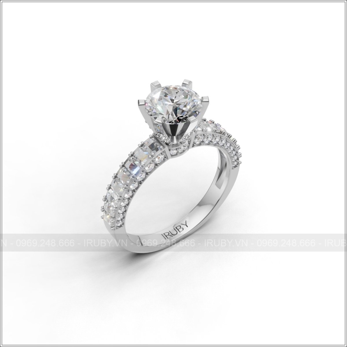 Nhẫn Nữ KC Đai Tấm Luxury - IRNUKC 144