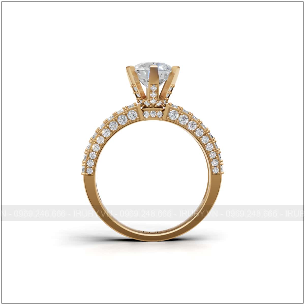 Nhẫn nữ KC đai tấm Luxury – IRNUKC 144