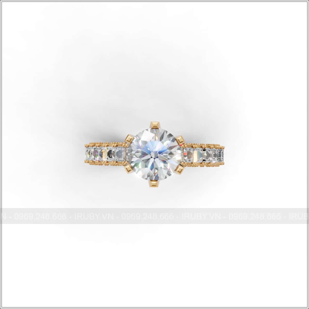 Nhẫn nữ KC đai tấm Luxury – IRNUKC 144