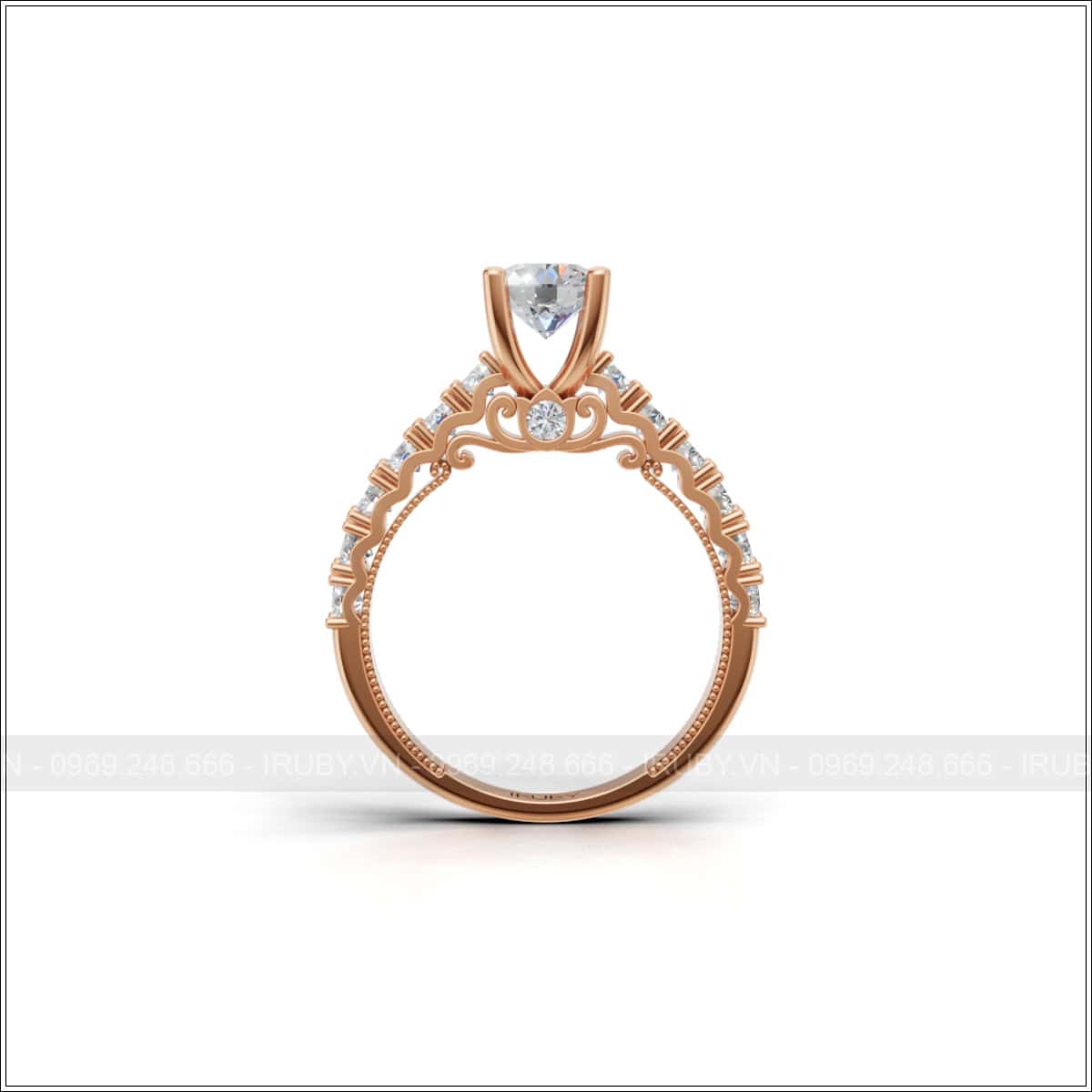 Nhẫn nữ KC họa tiết Milgrain tinh Xảo – IRNUKC 146
