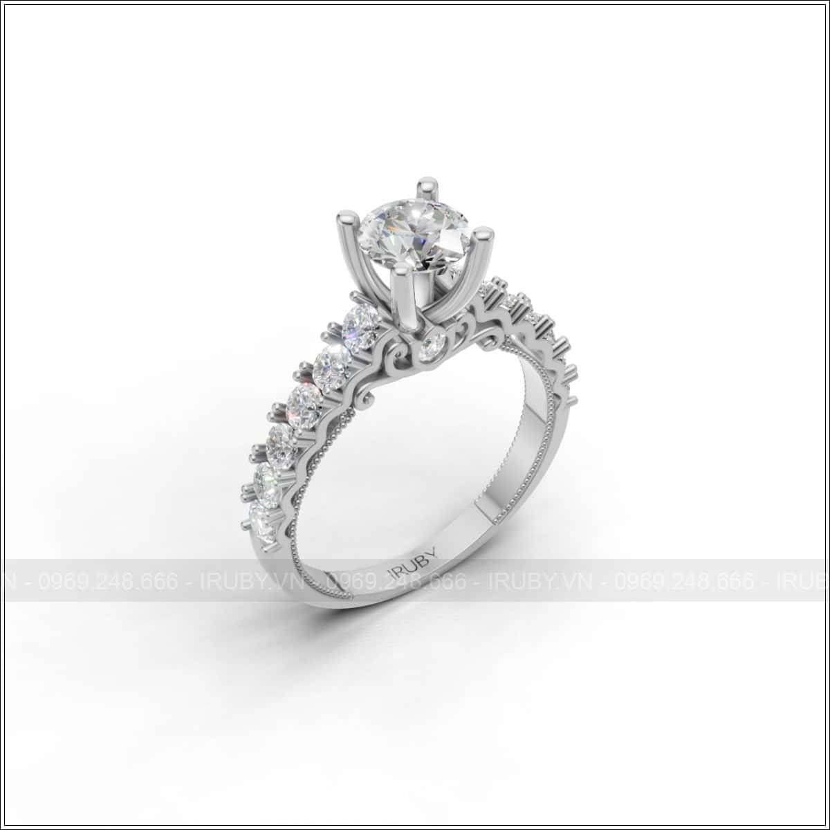 Nhẫn Nữ KC Họa Tiết Milgrain Tinh Xảo - IRNUKC 146