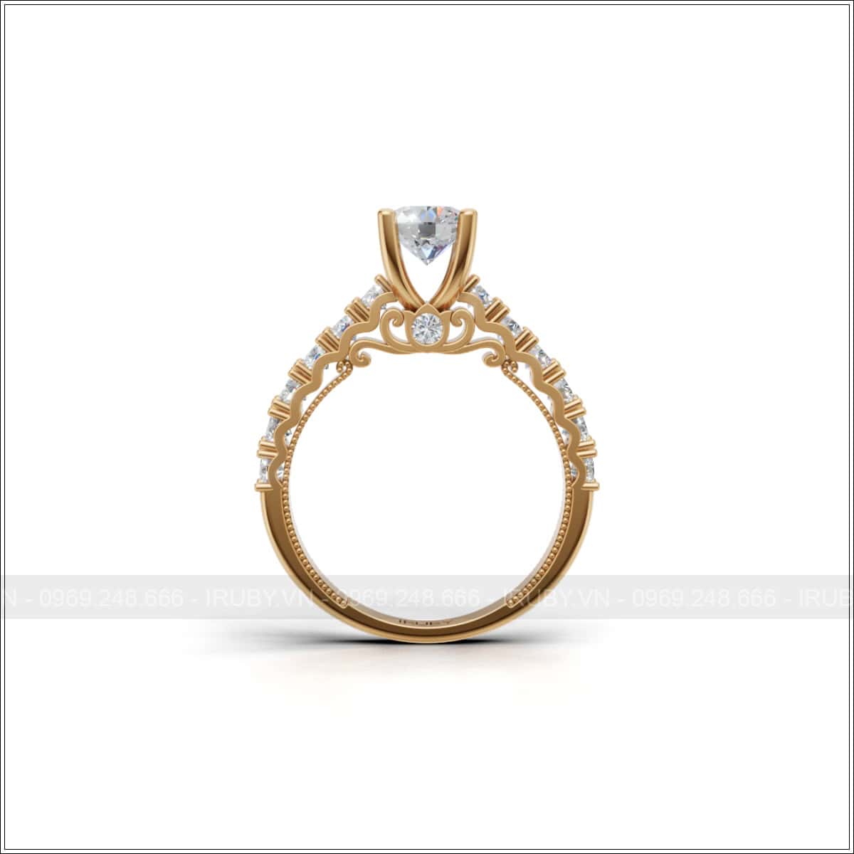 Nhẫn nữ KC họa tiết Milgrain tinh Xảo – IRNUKC 146