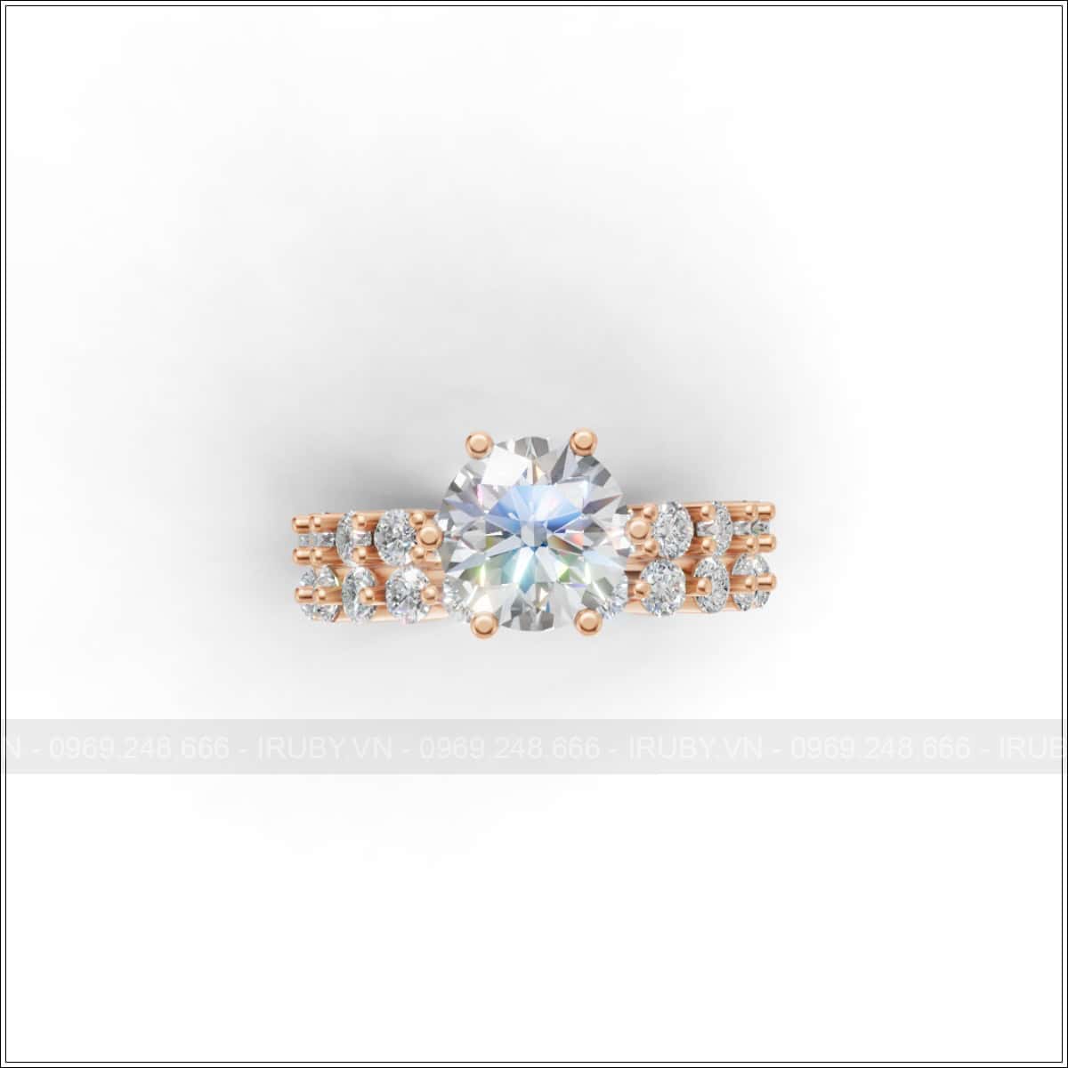 Nhẫn Nữ KC IRUBY Cao Cấp – IRNUKC 137