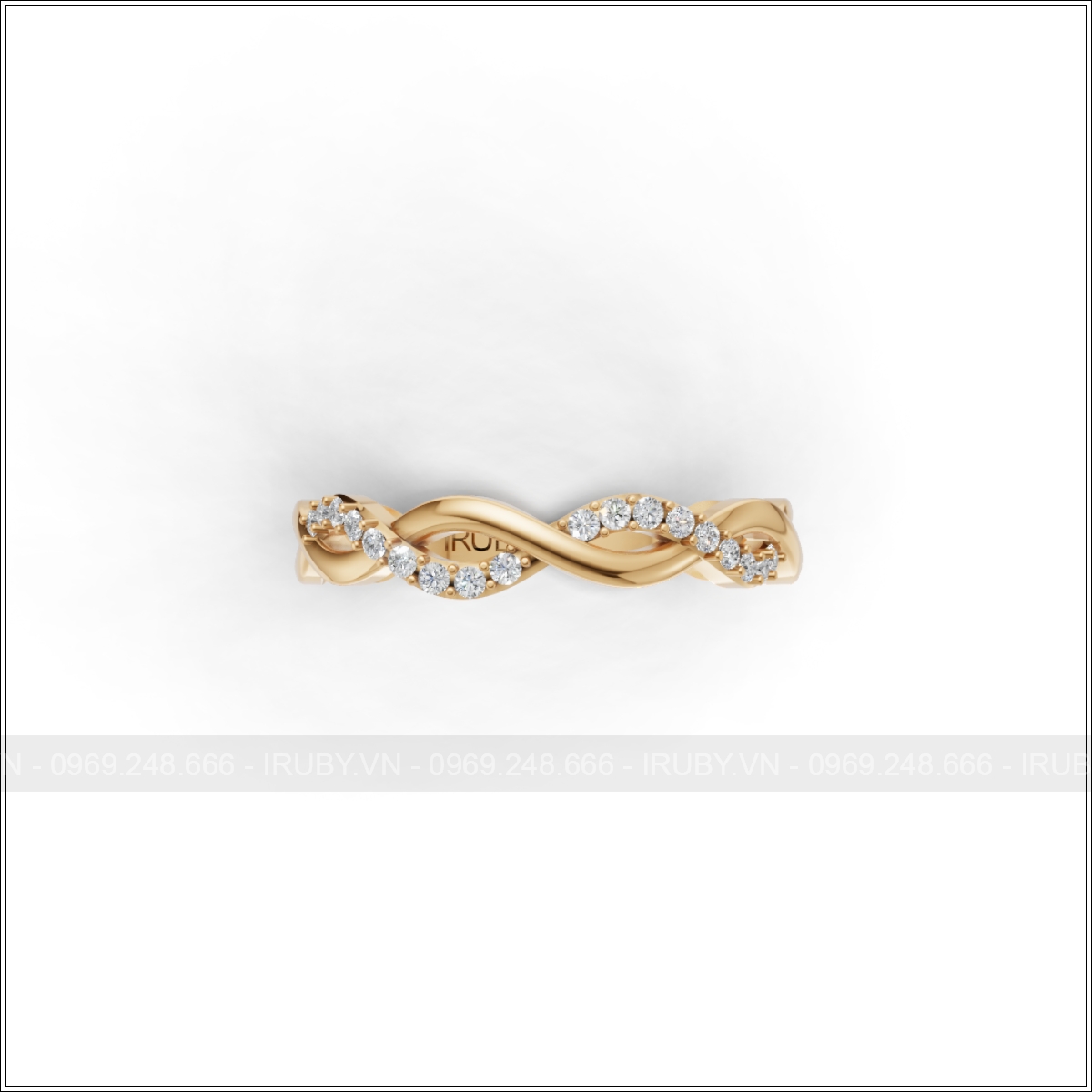 Nhẫn nữ KC thiết kế vô cực thanh lịch – IRNUKC 130