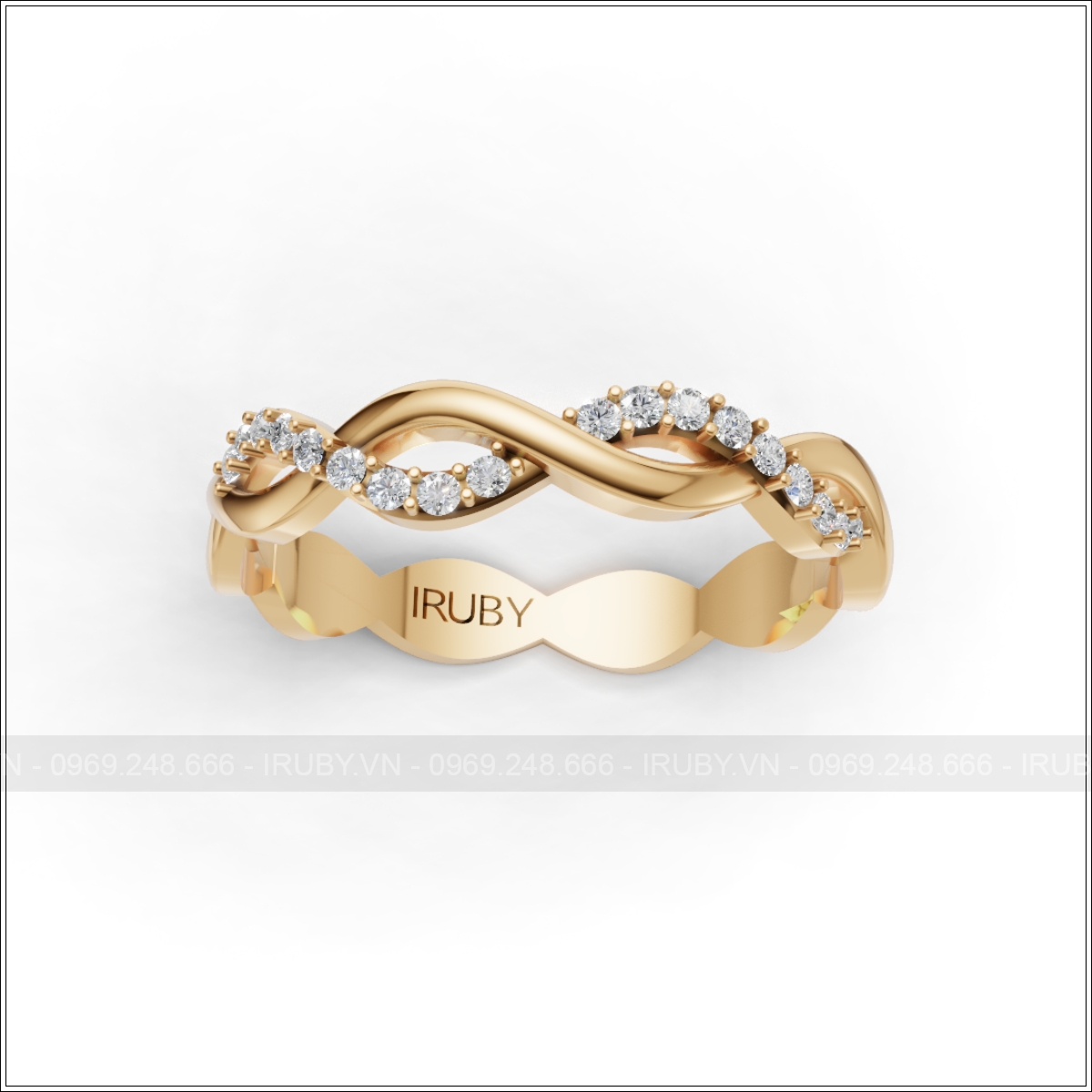 Nhẫn nữ KC thiết kế vô cực thanh lịch – IRNUKC 130
