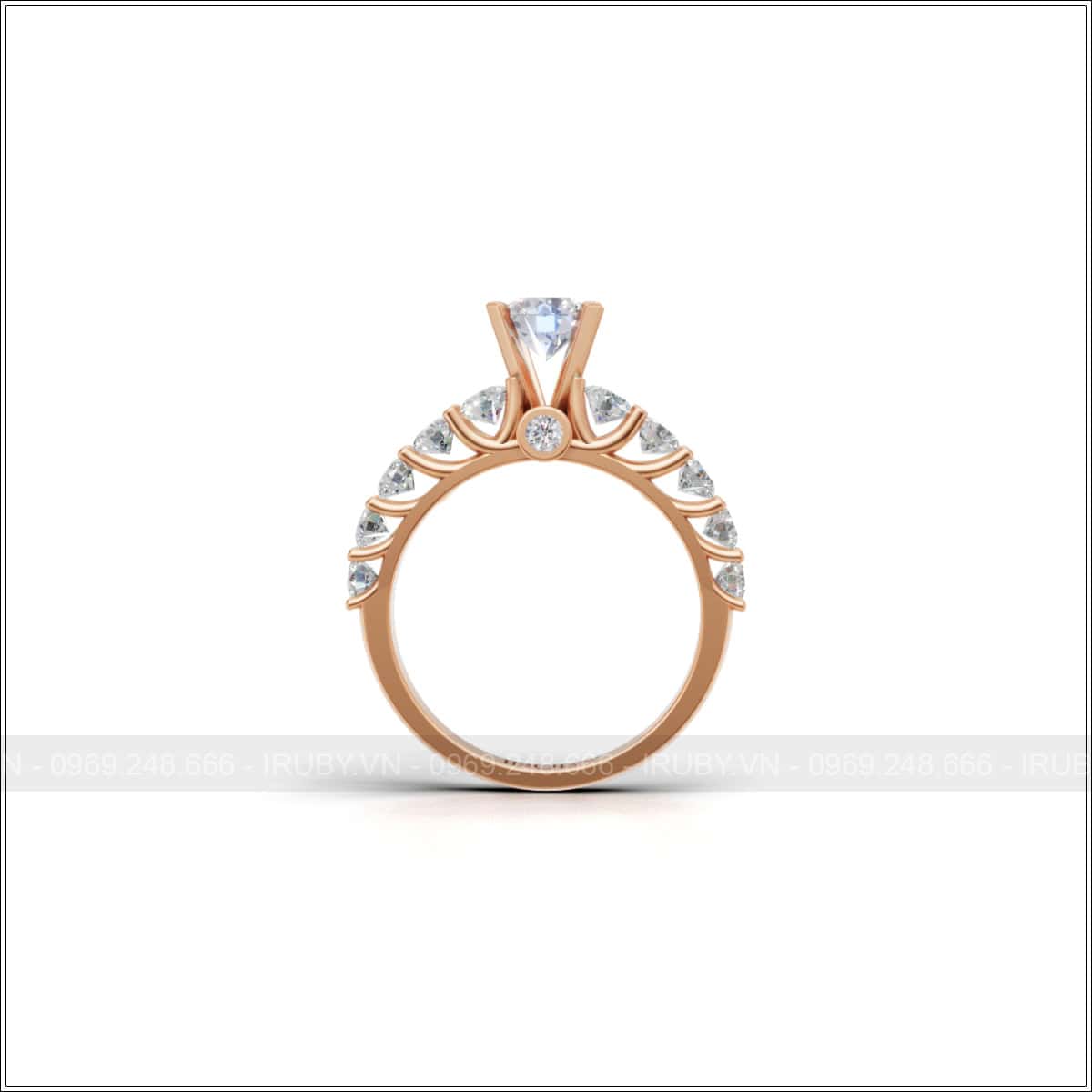 Nhẫn Nữ Solitaire KC Cao Cấp 5.4mm – IRNUKC071