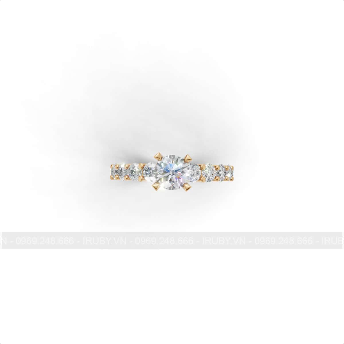 Nhẫn Nữ Solitaire KC Cao Cấp 5.4mm – IRNUKC071