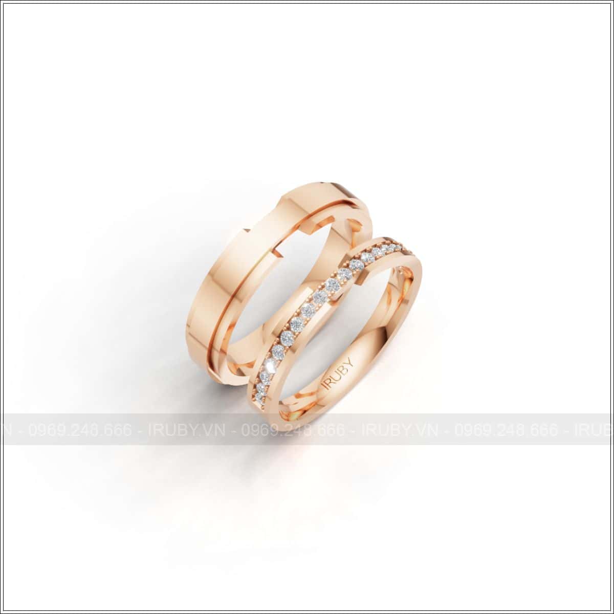 Nhẫn cưới phong cách trẻ trung lôi cuốn – IRNC036