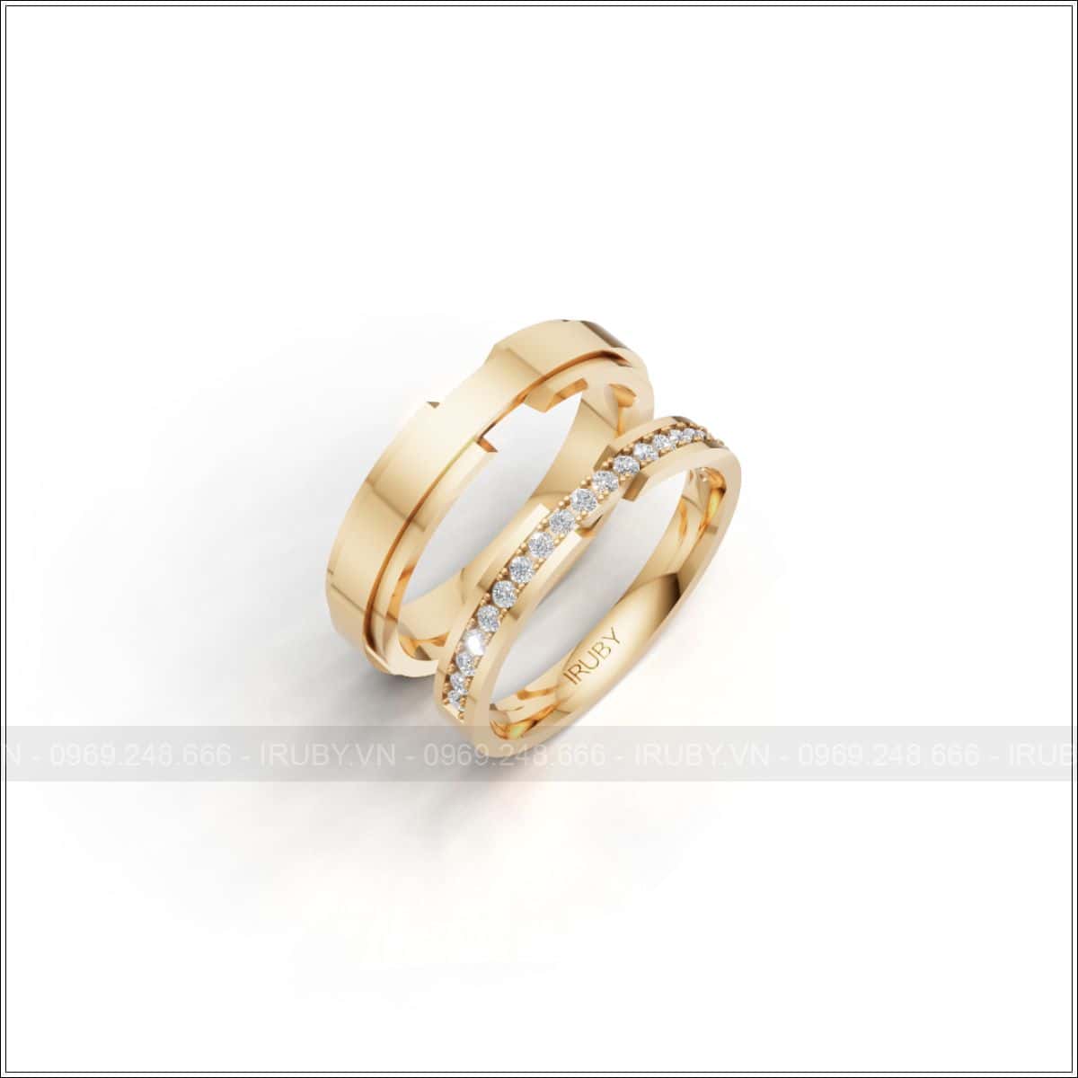 Nhẫn cưới phong cách trẻ trung lôi cuốn – IRNC036