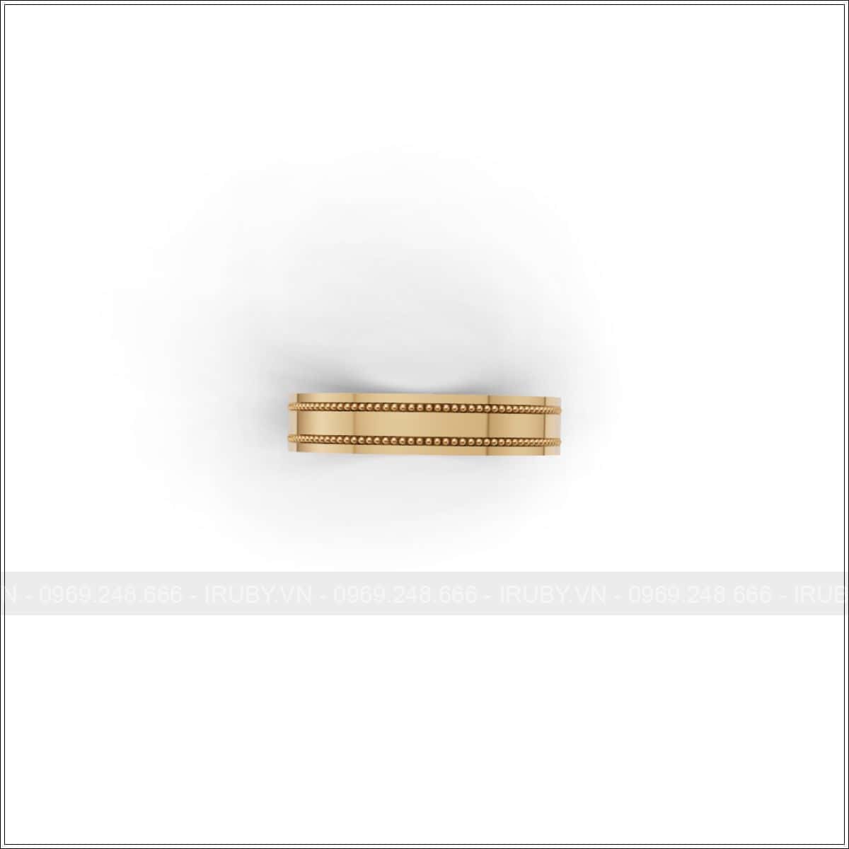 Nhẫn cưới đính đá tinh tế phong cách hiện đại đẹp – IRNC035