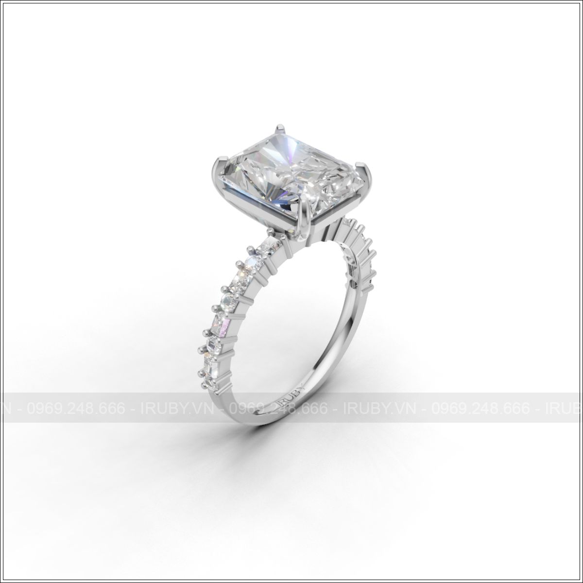 Nhẫn nữ KC Radiant 4,4ct sang trọng quý phái phong cách hiện đại - IRNUKC 107