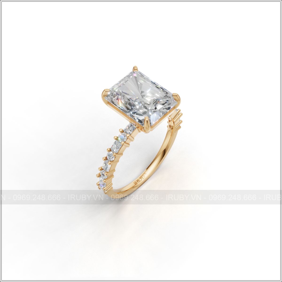 Nhẫn nữ KC Radiant 4,4ct sang trọng quý phái phong cách hiện đại – IRNUKC 107