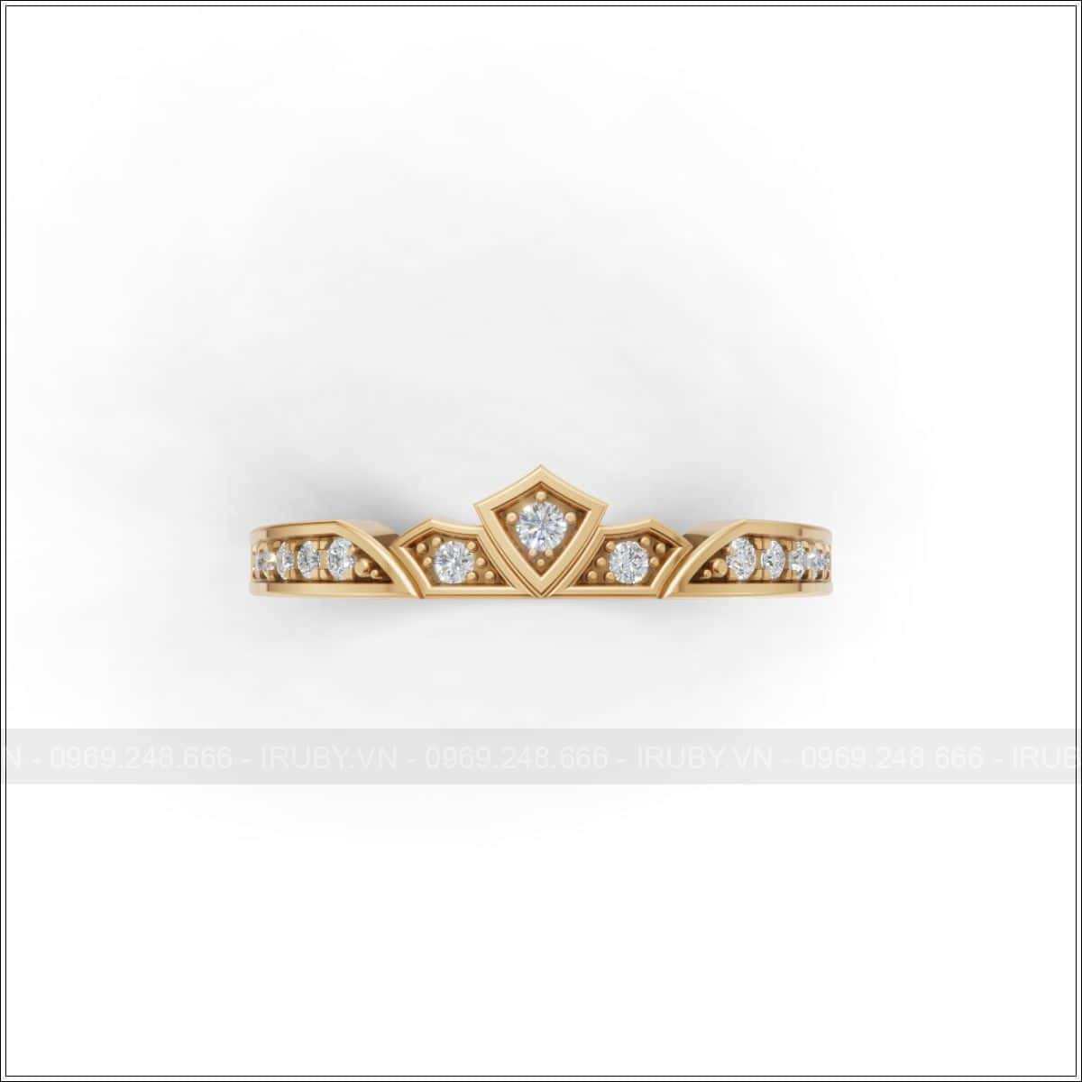 Tuyệt tác nhẫn cưới kim cương Victory – IRNC044