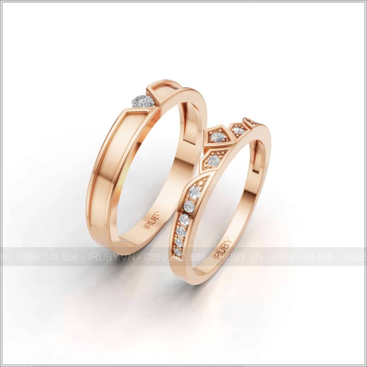 Tuyệt tác nhẫn cưới kim cương Victory – IRNC044