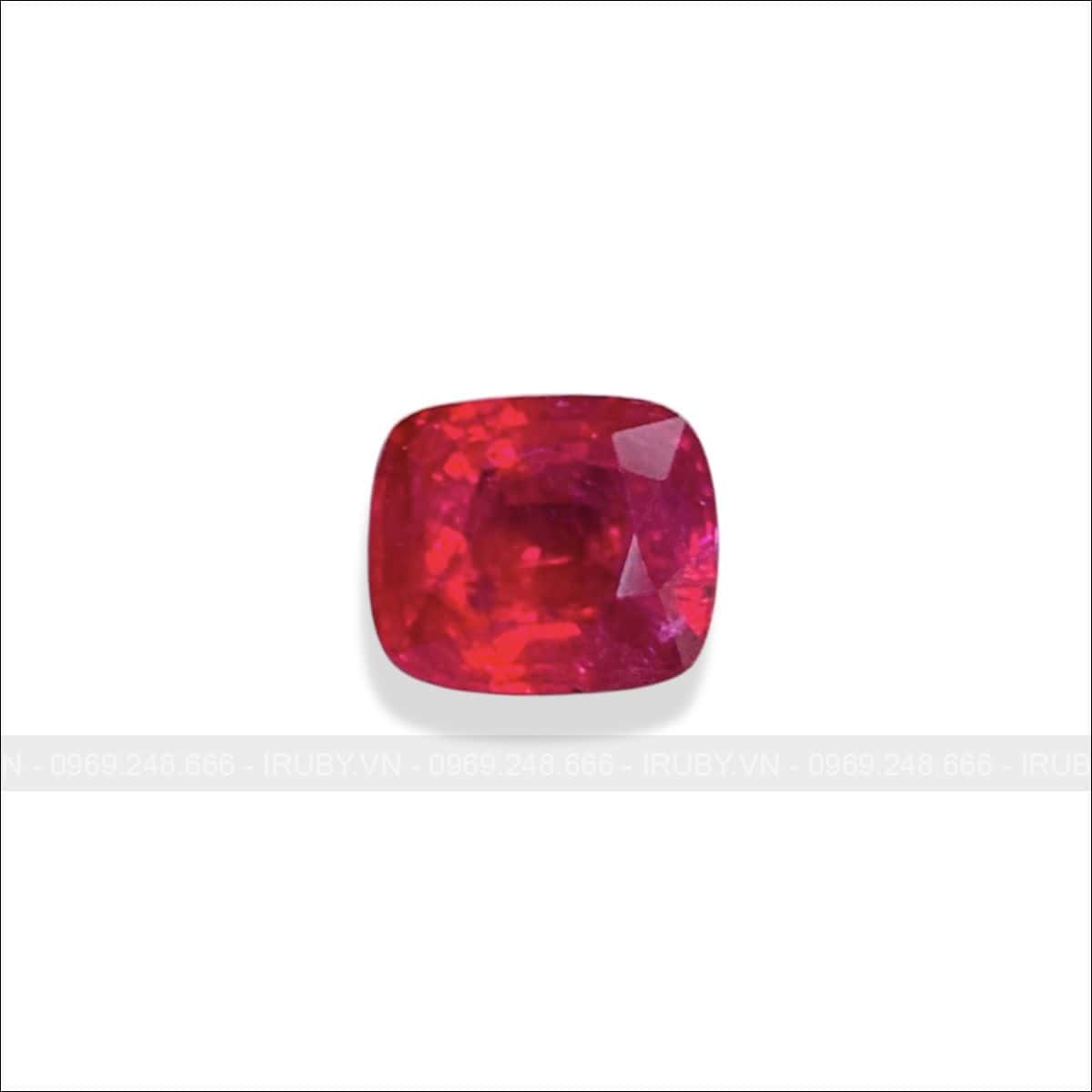 Đá Ruby facet đỏ huyết tự nhiên 100% 2,17ct - IRRF330 262230217