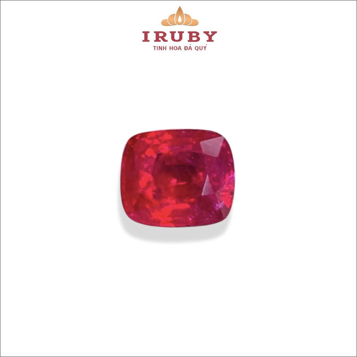 Đá Ruby facet đỏ huyết tự nhiên 100% 2,17ct – IRRF330 262230217
