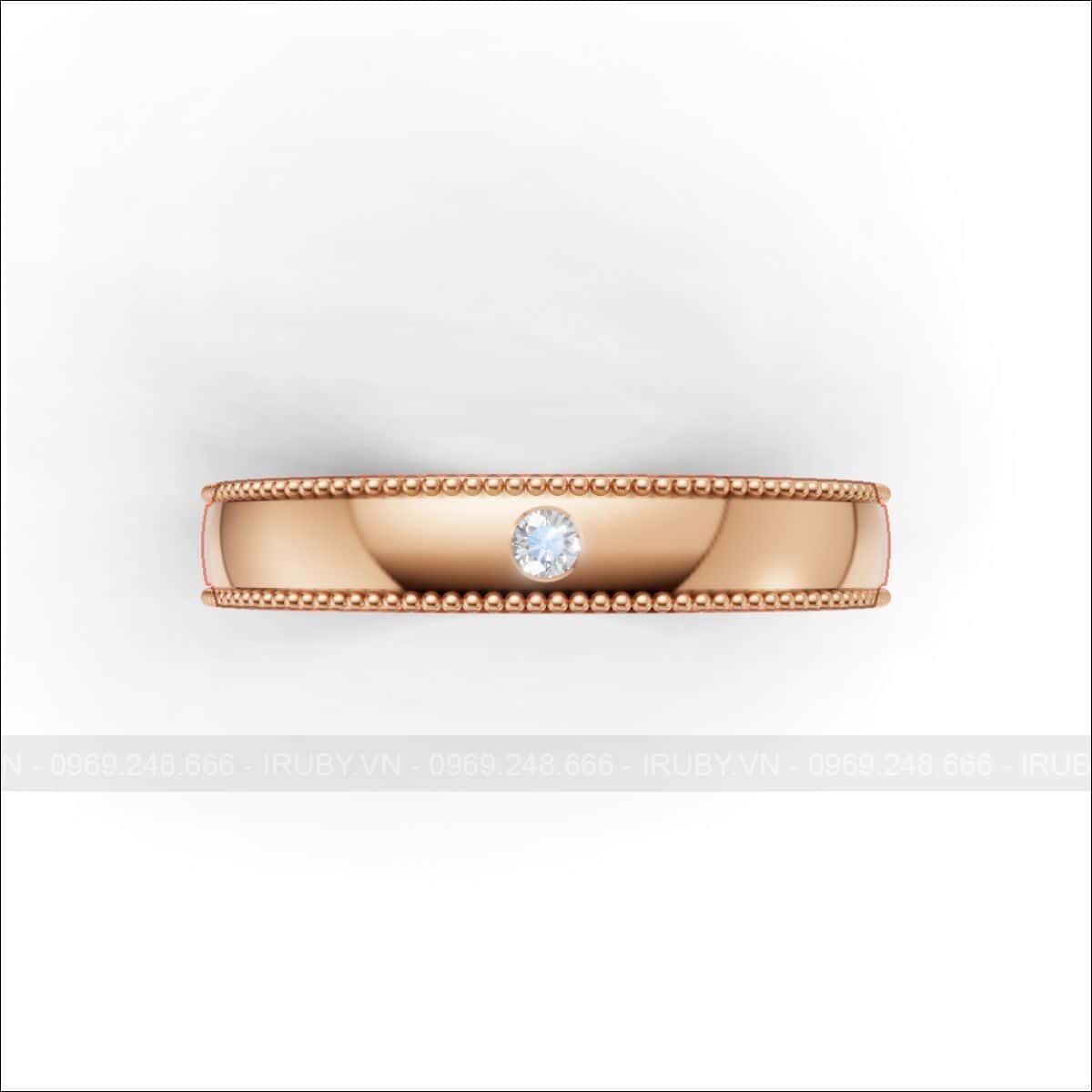 Nhẫn cưới kim cương dấu ấn vĩnh cửu – IRNC053