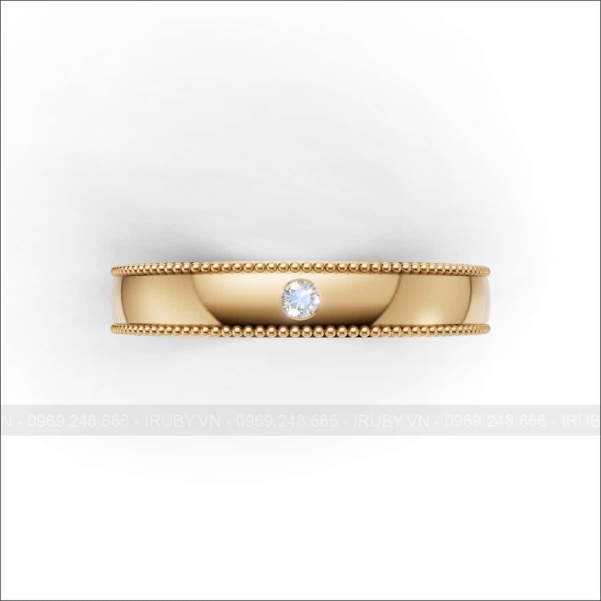 Nhẫn cưới kim cương dấu ấn vĩnh cửu – IRNC053