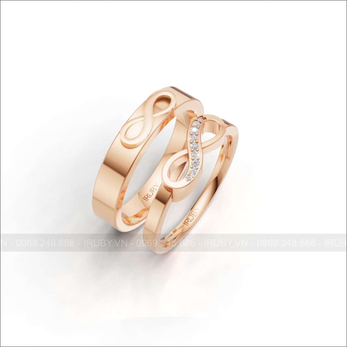Nhẫn cưới kim cương Infinity Grace – IRNC060