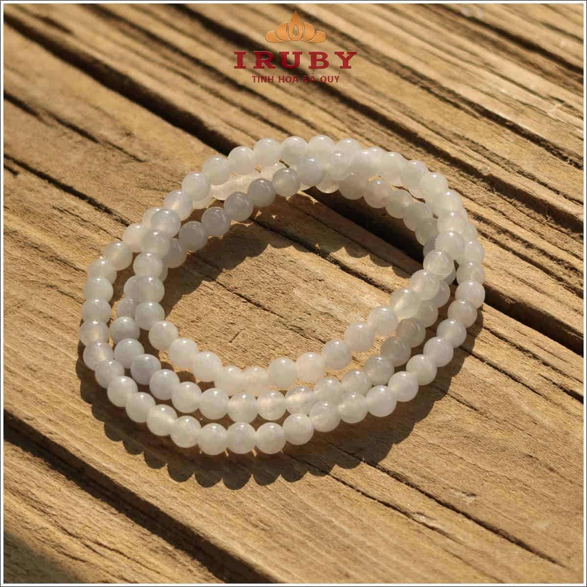 Chuỗi vòng tay Bạch Ngọc 5mm – IRBN 2638505