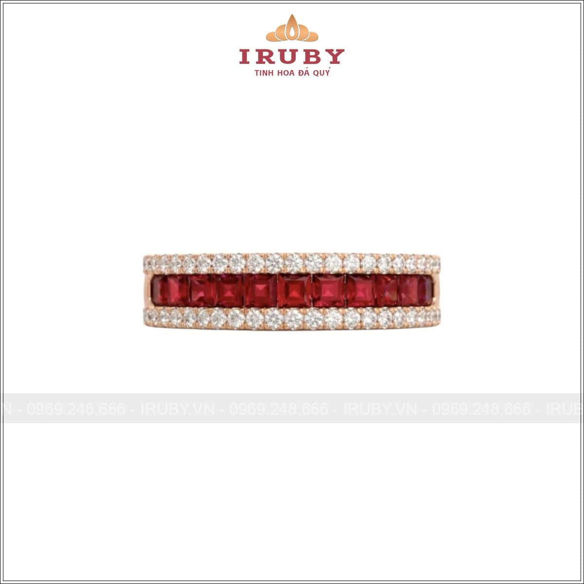 Nhẫn nữ đá đỏ vintage – IRNU75