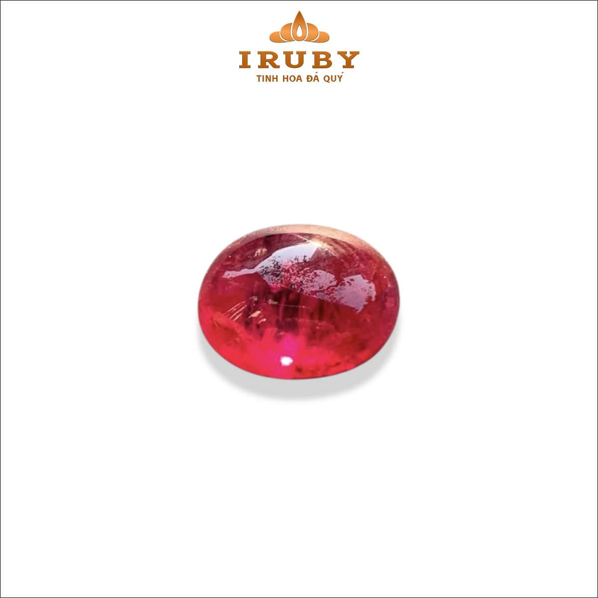 Đá Ruby cabochon đỏ chất kính 7,40ct – Luc Yen Ruby – IRRC125 26355740