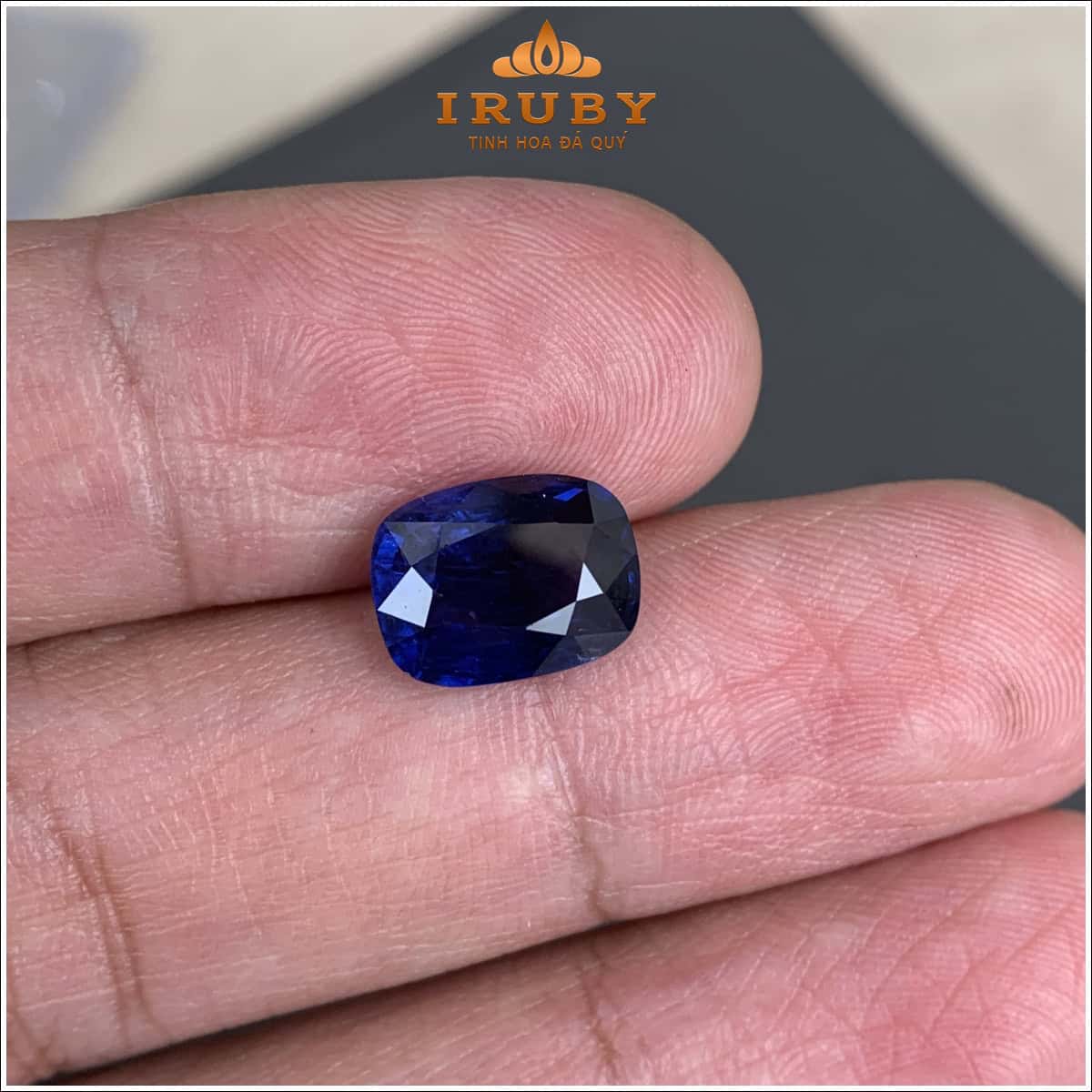 Đá Sapphire màu royal blue 6,11ct - IRNA280 263190611 ảnh 9