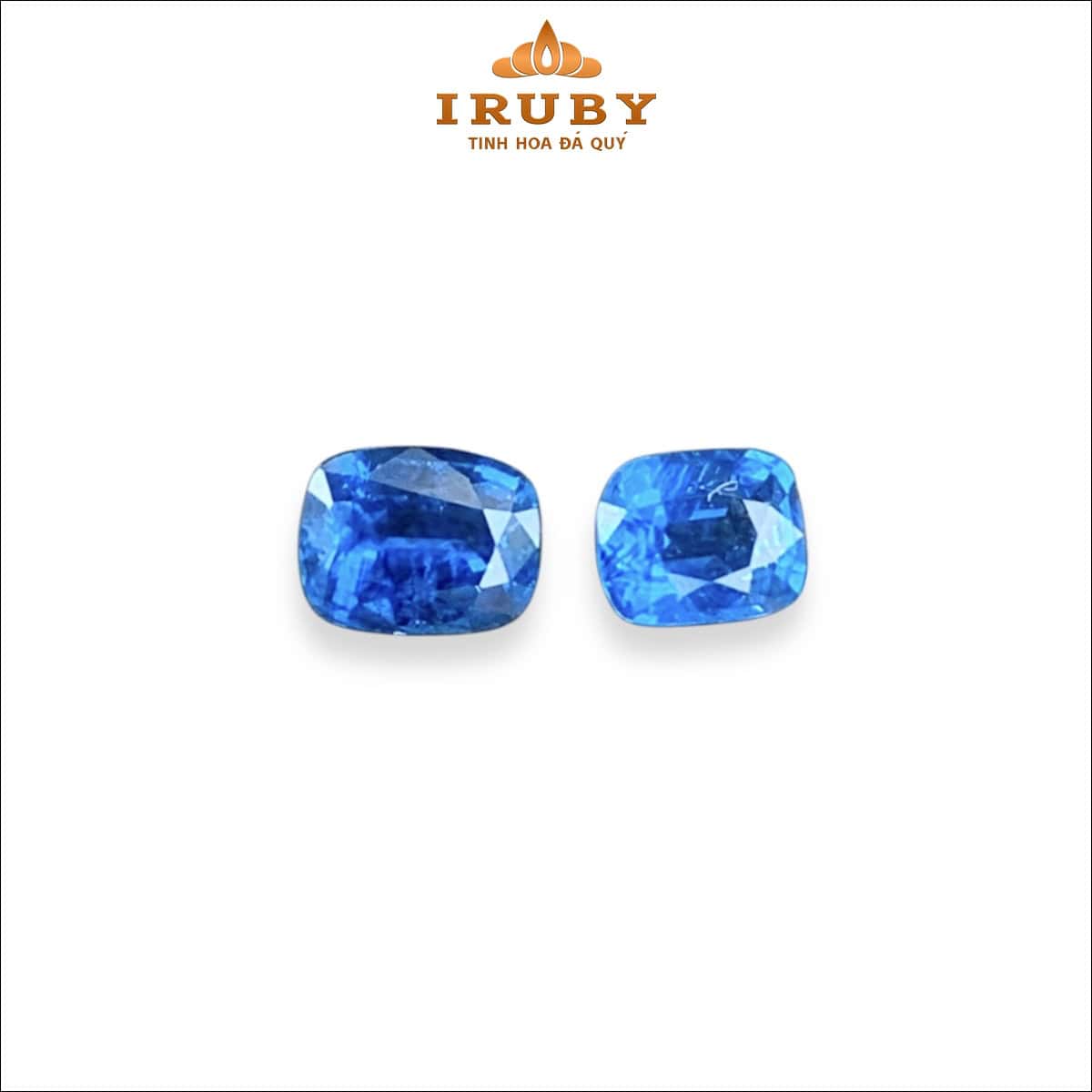 Đôi Spinel xanh cobalt 0,66ct – Neon Cobalt Spinel – IRNA55 26330066