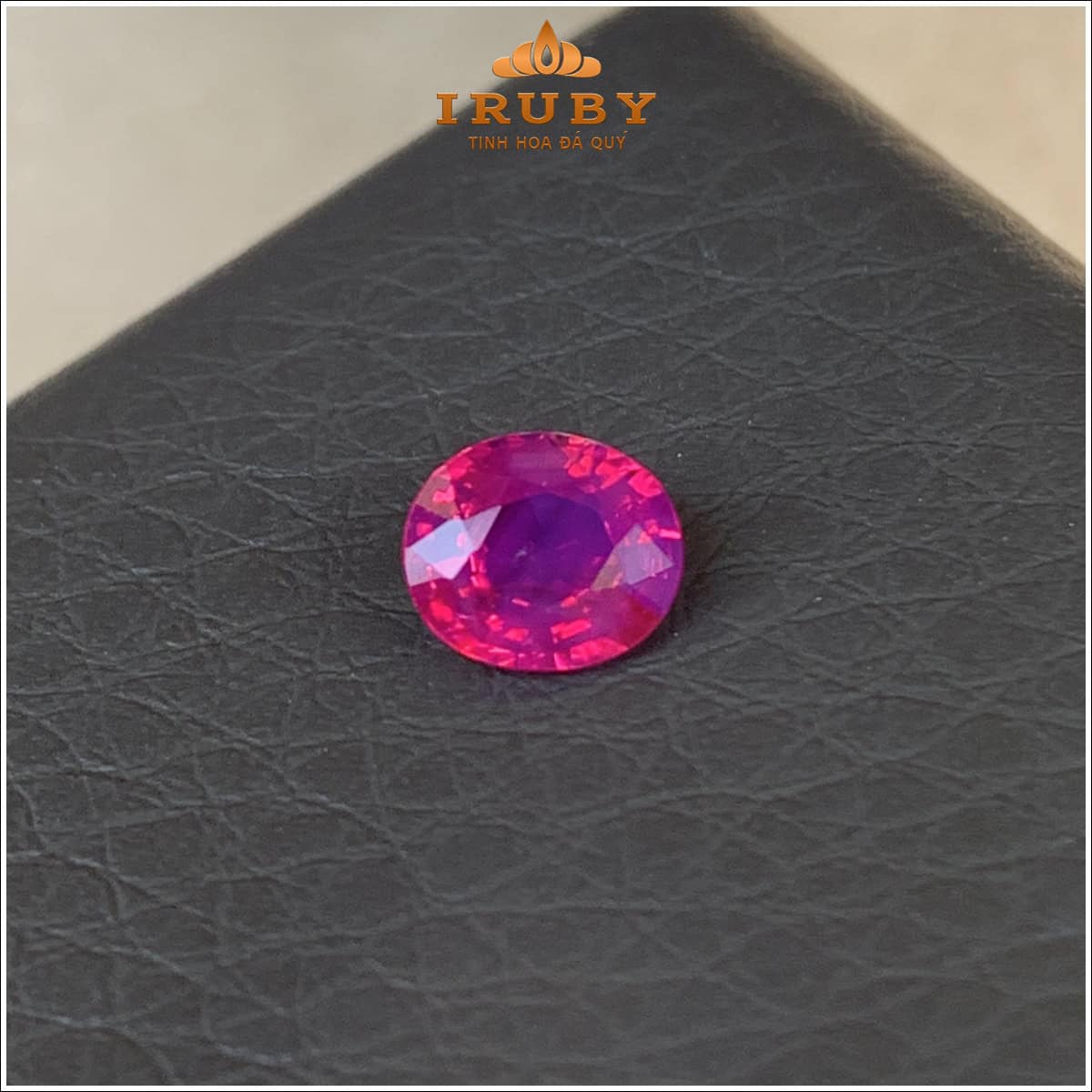 Viên Ruby facet đồng đỏ hồng 0,69ct - Luc Yen Ruby - IRRF26 2631206 ảnh 2