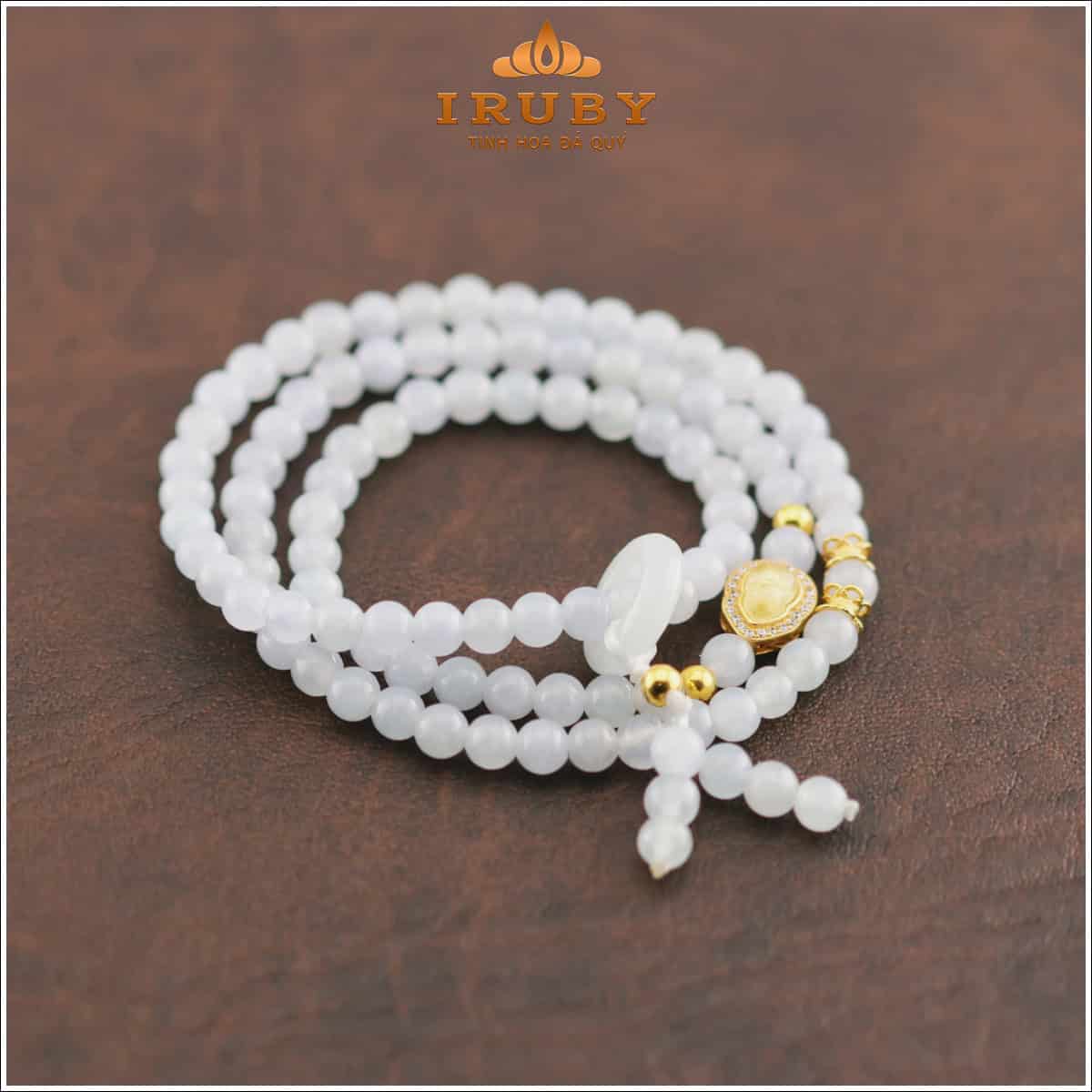 Vòng tay Bạch ngọc 5ly mix charm – IRBN 26311505