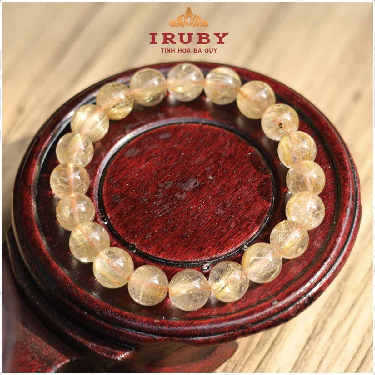 Vòng tay Thạch Anh Tóc Vàng 10mm – IRPT 26396010