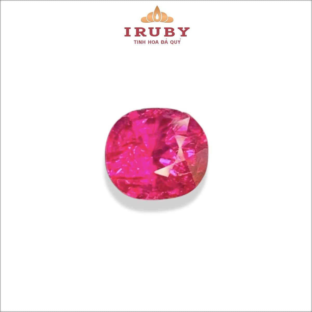 Đá Ruby facet đỏ hồng tự nhiên 100% 1,46ct – IRQA95 26475146