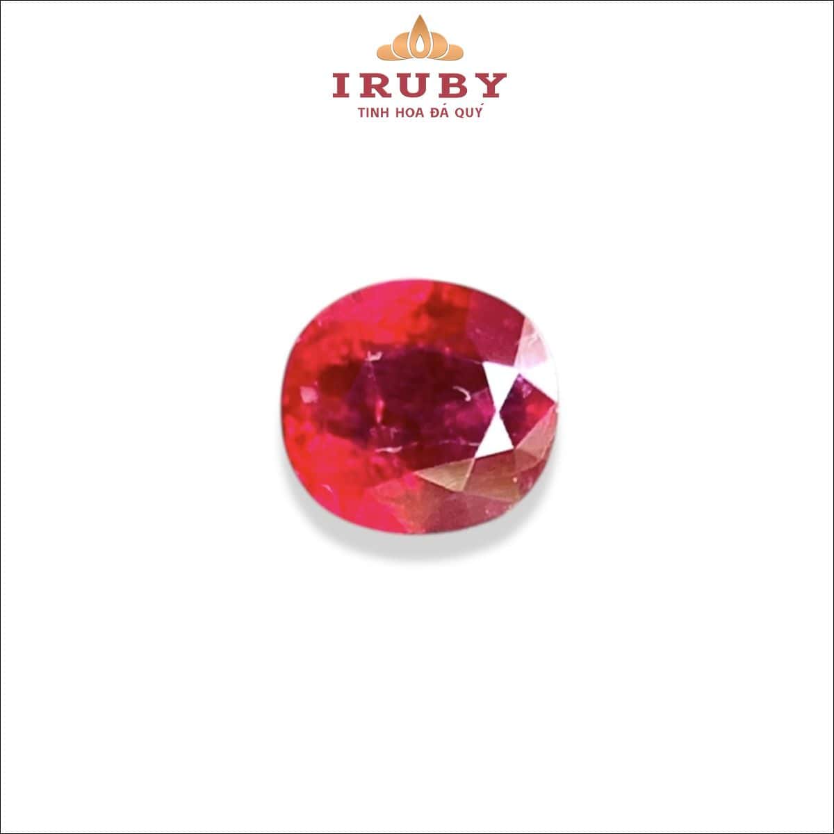 Đá Ruby facet đỏ huyết Lục Yên thiên nhiên 100% 1,10ct – IRRF85 26445110