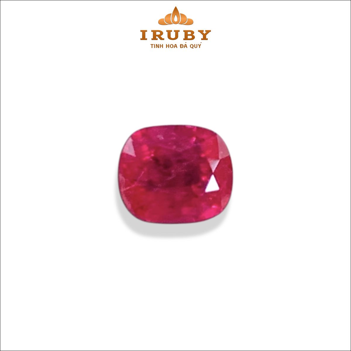 Đá Ruby facet đỏ huyết tự nhiên 100% 1,29ct – IRRF85 26425129
