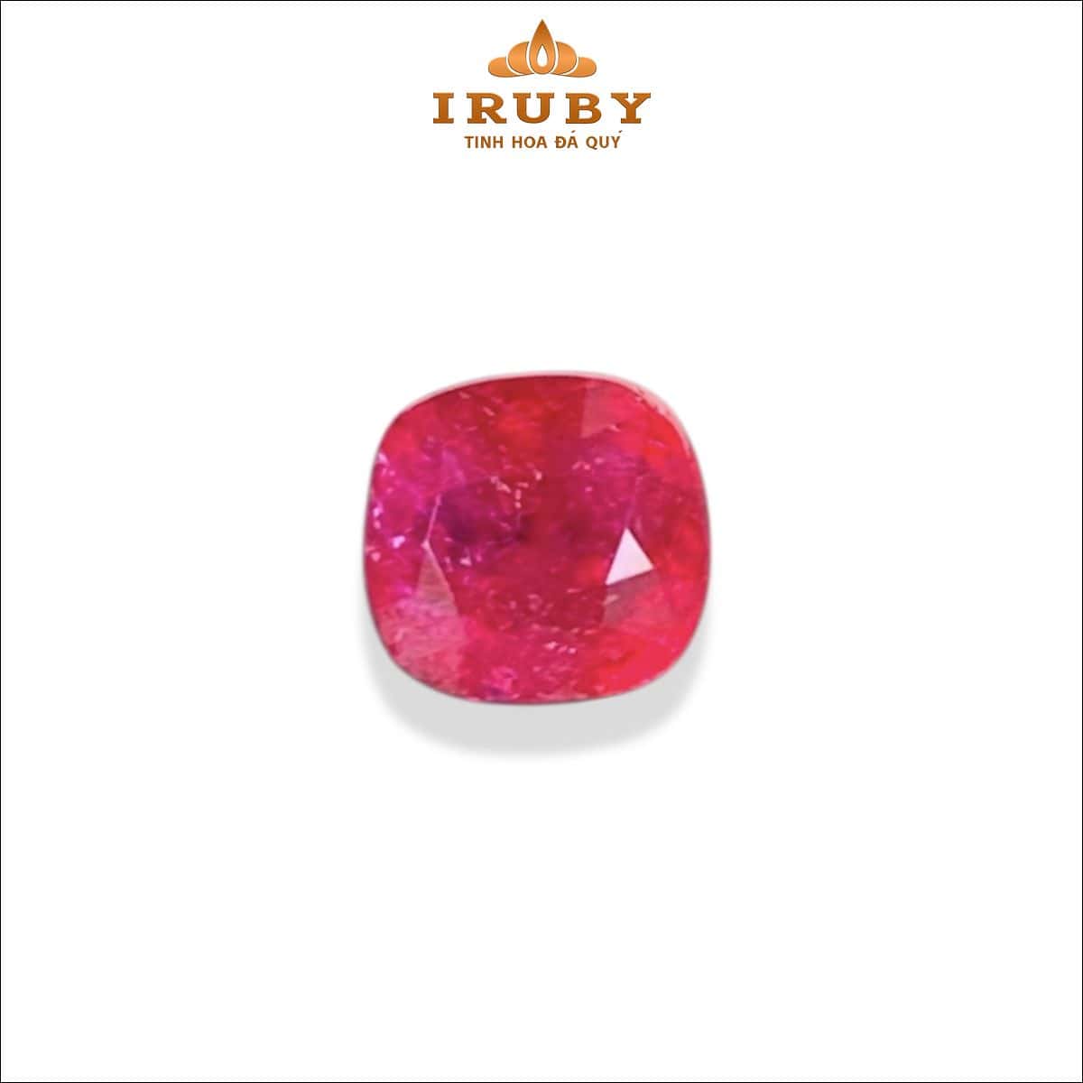 Viên Ruby facet đỏ huyết Lục Yên tự nhiên 100% 2,07ct – IRRF120 26435207