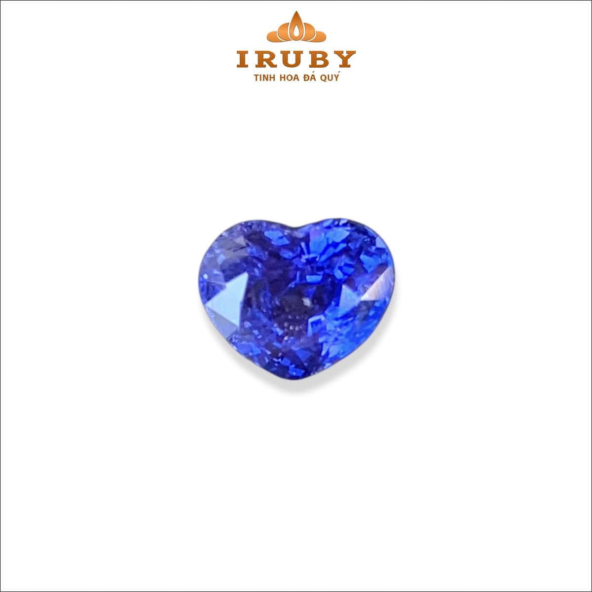 Viên Royal Blue Sapphire hình trái tim tự nhiên 100% 2,05ct – IRTA48 26530205