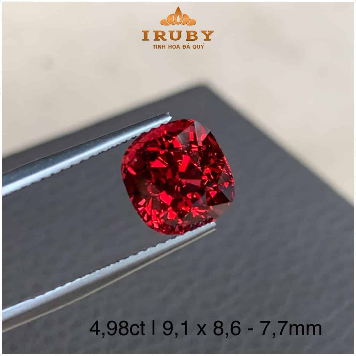Vietnam Red Spinel Eye Clean - Spinel Đỏ Lục Yên 4,98ct - IRSI390 2605498 ảnh 3