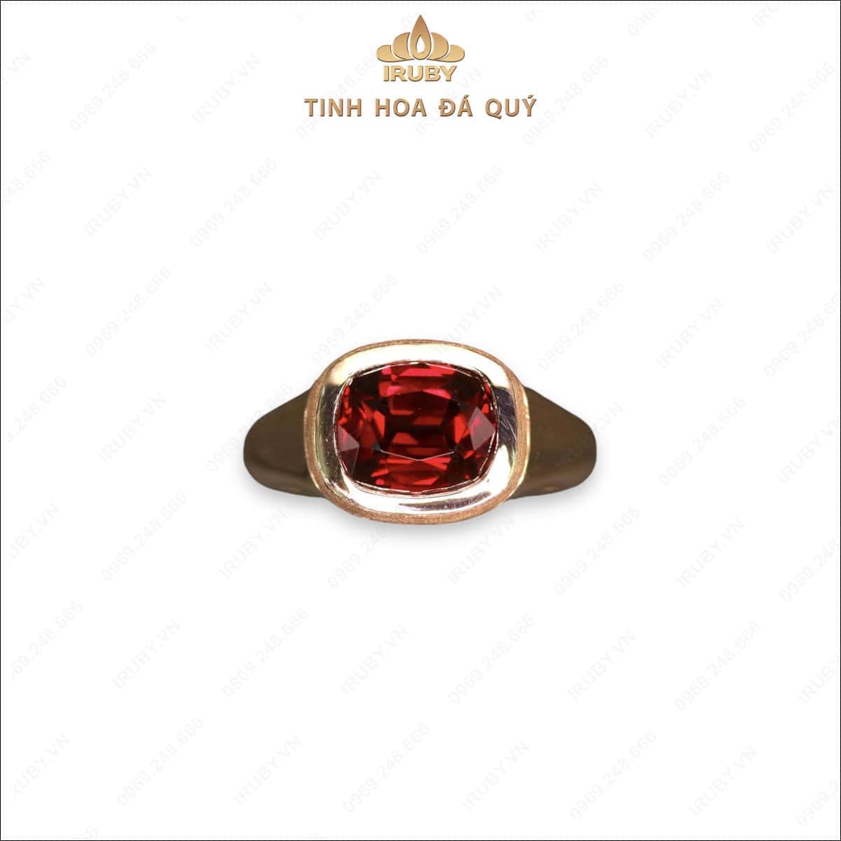 Nhẫn nam Garnet