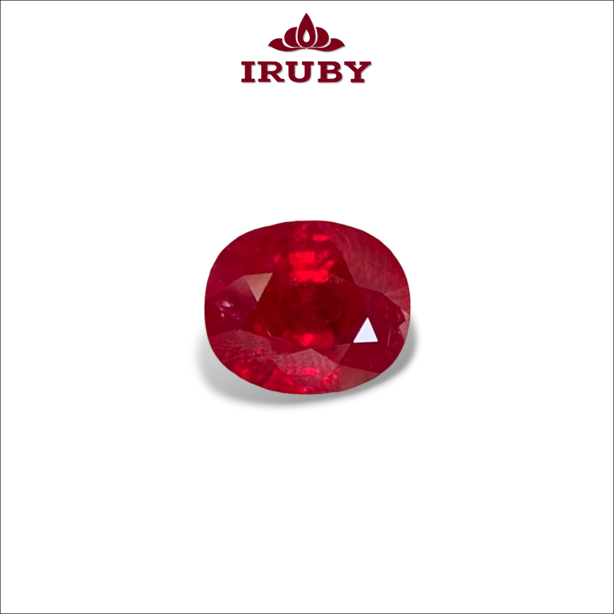 Đá Ruby facet huyết bồ câu Lục Yên 2,63ct – IRRF450 266280263