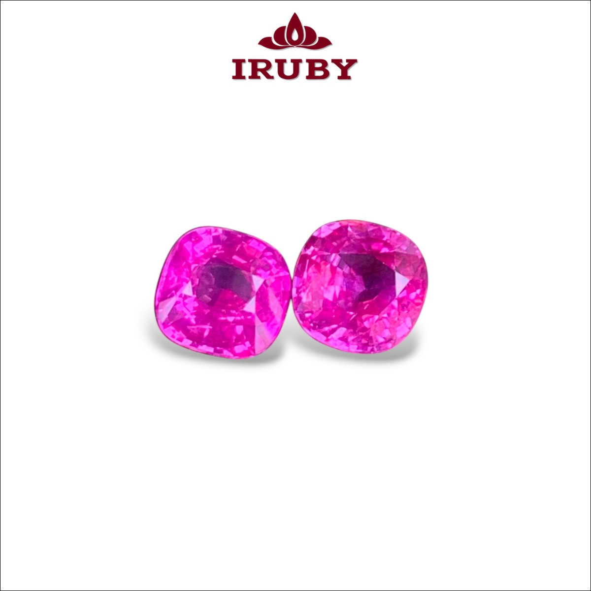 Đôi Pink Sapphire tự nhiên 100% 3,48ct – IRTA180 266150348