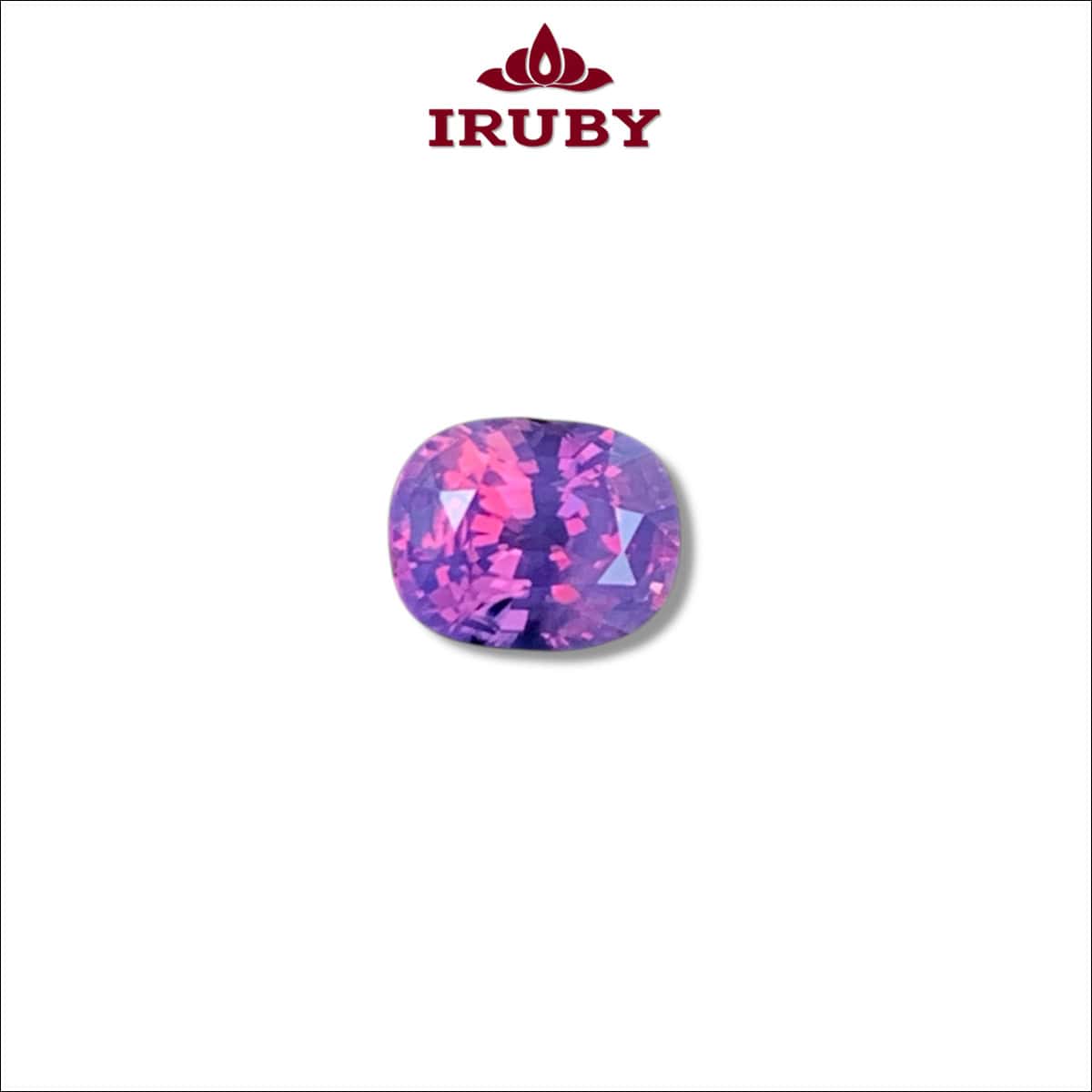 Viên Milky Sapphire Lục Yên tím hồng tự nhiên 100% 1,1ct – IRDI16 2661011